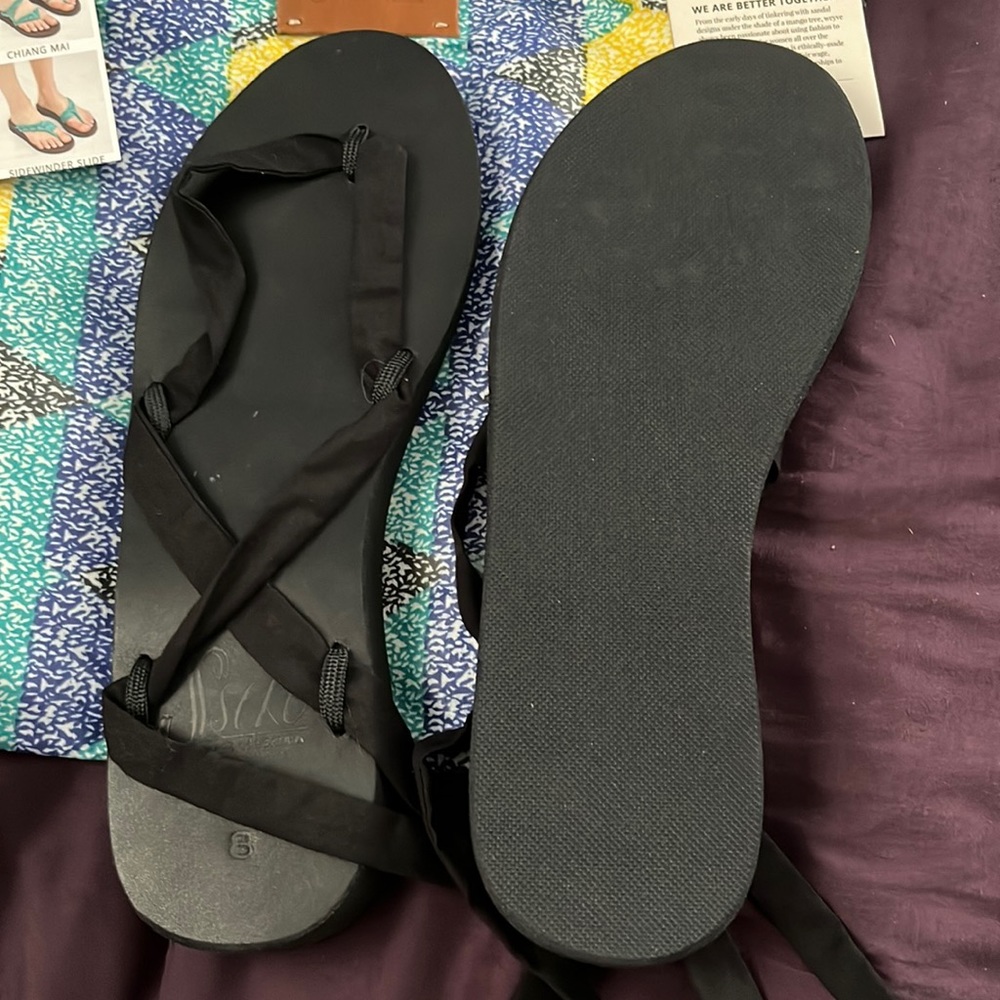 Nwt size 8 sseko ribbon sandals